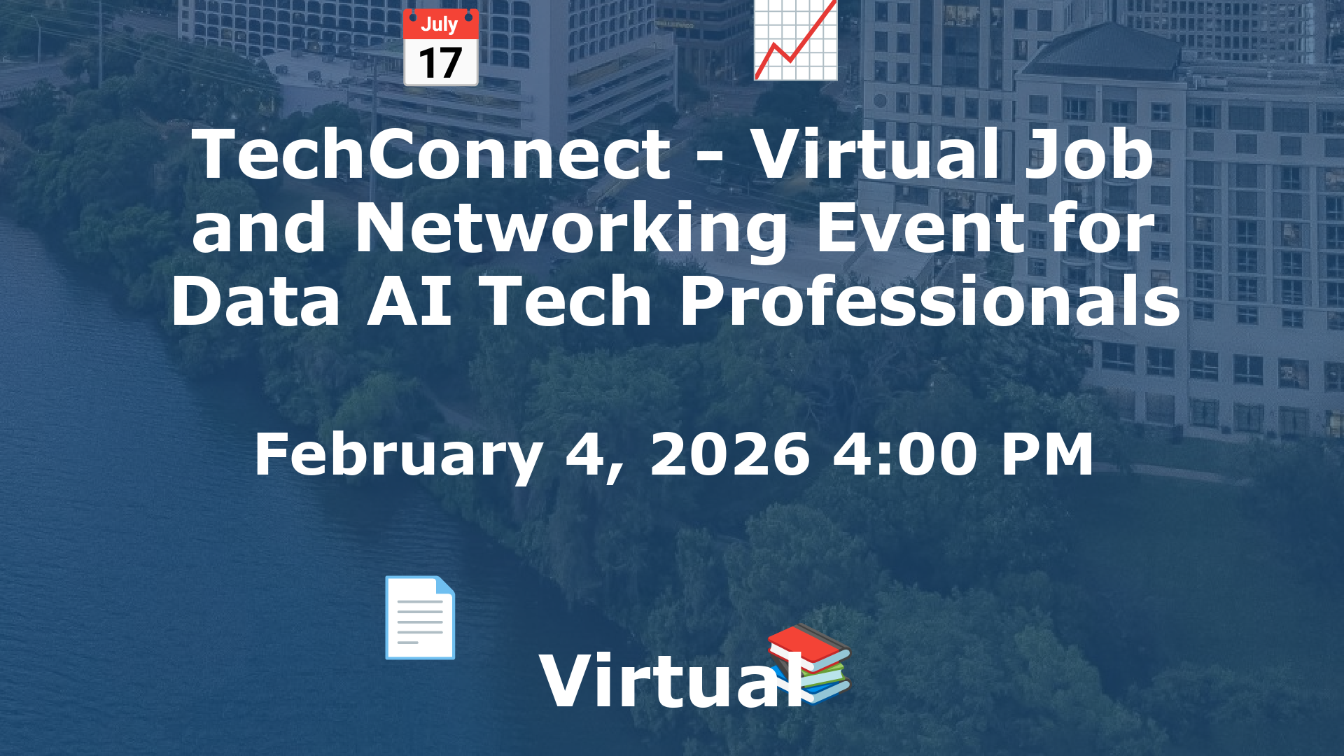 TechConnect - Virtual Job and Networking Event for Data AI Tech Professionals event image